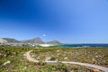 Beautiful view of Pringle Bay, a small beach village located along Route 44 in the eastern part of False Bay near Cape Town Royalty Free Stock Photo