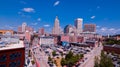 Beautiful view of the Providence cityscape in Rhode Island, United States of America Royalty Free Stock Photo