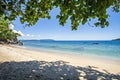 Beautiful view of Pulisan Beach, located in Likupang, Minahasa Utara, Indonesia. Royalty Free Stock Photo