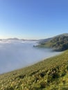 Sea of clouds in the Pyrenees Basque Country