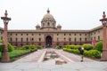 View Of Rashtrapati Bhavan President`s Estate Building.