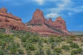 Beautiful view of Red rock formations in Northern Arizona, Yavapai County, Coconino National Forest, Arizona Royalty Free Stock Photo