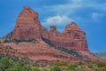 Beautiful view of Red rock formations in Northern Arizona, Yavapai County, Coconino National Forest, Arizona Royalty Free Stock Photo