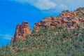 Beautiful view of Red rock formations in Northern Arizona, Yavapai County, Coconino National Forest, Arizona Royalty Free Stock Photo