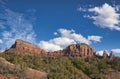 Beautiful view of the red rocks in Sedona, Arizona Royalty Free Stock Photo