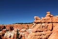 View of the colorful rock formations of Bryce Canyon National Park Royalty Free Stock Photo