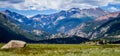 Beautiful View of Rocky Mountain National Park Royalty Free Stock Photo