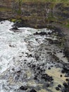 Beautiful view of a rocky sea with a cliff Royalty Free Stock Photo