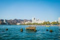 Beautiful view of Rodadero beach Santa Marta Royalty Free Stock Photo