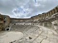 Beautiful view of a Roman Theater of Aspendos Serik/Antalya Turkey