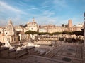 Beautiful view in Rome architecture Italy Royalty Free Stock Photo