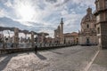 Beautiful view of Rome in Italy. Ancient historical ruins, famous monuments, alley`s and streets Royalty Free Stock Photo