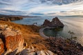 Beautiful view of the sacred rock of Shamanka