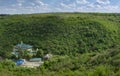 Beautiful view of the Saharna Monastery, Moldova