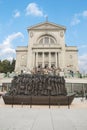 Beautiful view of Saint Joseph\'s Oratory of Mount Royal in Montreal Royalty Free Stock Photo