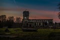 Beautiful view of the Saint Leonard Paris Church at sunset in Middleton, United Kingdom