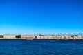 Beautiful view of Saint Petersburg buildings from river Royalty Free Stock Photo