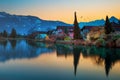 Beautiful view of Salzburg skyline with Festung Hohensalzburg Royalty Free Stock Photo