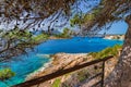 Seaside landscape of Sant Elm on Majorca island, Mediterranean Sea Royalty Free Stock Photo