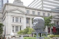 Beautiful view of the sculpture outside the Gardiner Museum of Ceramic Art