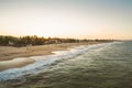 Beautiful view of the sea and the beach in Northern Brazil, Ceara, Fortaleza/Cumbuco/Parnaiba Royalty Free Stock Photo