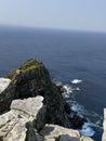 Beautiful view of the sea at Cape of Good Hope Royalty Free Stock Photo