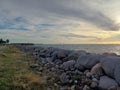 Sweden, MalmÃ¶ - the seashore. Royalty Free Stock Photo