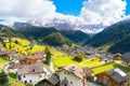 Selva di Val Gardena village in Trentino Alto Adige, Dolomites - Italy