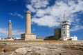 Saint-Pierre lighthouses Royalty Free Stock Photo