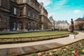 Beautiful view of the Senate building and Luxembourg Gardens captured in Paris, France