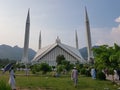 Beautiful view of Shah Faisal mosque/ Islamabad/Pakistan