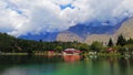 Beautiful View of Shangrila Resort Skardu Royalty Free Stock Photo