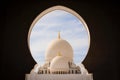 Beautiful view of sheikh zayed mosque abu dhabi