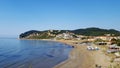 Beautiful view of Sidari beach on Corfu, Greece