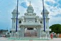 A beautiful view of Sikh gurudwara in Shri Anandpur sahib, India Royalty Free Stock Photo