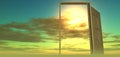 Beautiful view of the sky. Doors to heaven. Royalty Free Stock Photo