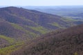 View from Skyline Drive in Shenandoah National Park, Virginia.