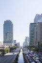 Beautiful view of the skyscrapers of Bangkok