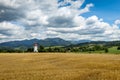 Beautiful view on small village of Liptovske Matiasovce in Slovakia Royalty Free Stock Photo