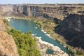 Beautiful view from above on Snake river in Idaho