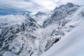 Beautiful view of snow mountain at Matterhorn Peak Royalty Free Stock Photo