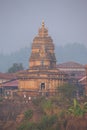 Beautiful View of Sri Vidya Shankara Temple, Sringeri, Karnataka, India Royalty Free Stock Photo