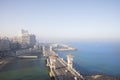 Beautiful view of the Stanley Bridge in Alexandria Royalty Free Stock Photo