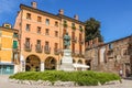 Beautiful view of Statua Di Fedele Lampertico in Vicenza