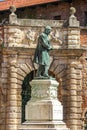 Beautiful view of Statua Di Fedele Lampertico in Vicenza