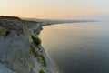 Beautiful view of Stepan Razin rock, Volga river Royalty Free Stock Photo