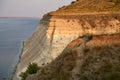 Beautiful view of Stepan Razin rock, Volga river Royalty Free Stock Photo