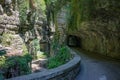 Beautiful view of a Strada Della Forra in Italy on a sunny day