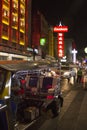 Beautiful view of the streets of Bangkok Royalty Free Stock Photo