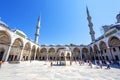 Beautiful view of the Sultanahmet Camii, known as the Blue Mosque in Istanbul